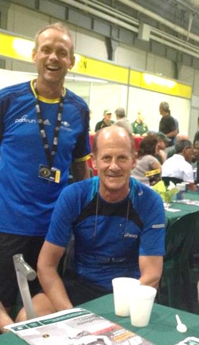 Fordyce and Rob at Meiringspoort marathon