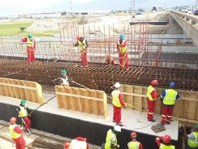 Update: Bridge contruction progressing