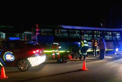 Man hit by GO GEORGE bus