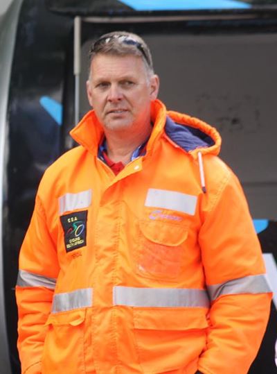 Plaaslike fietsryer SA-spanbestuurder
