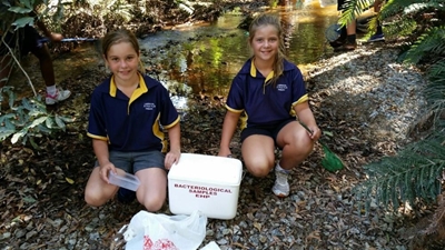 Eco buddies explore Bos River