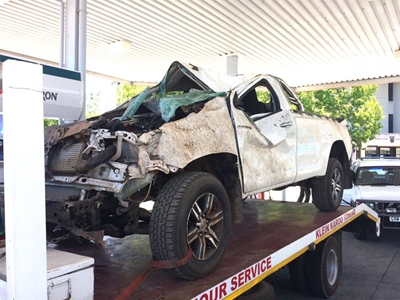 Gesteelde bakkie rol