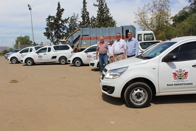 Nuwe voertuie vir munisipaliteit