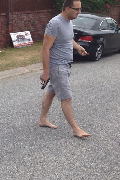 'Gun-wielding' case withdrawn