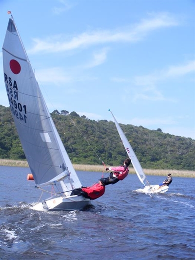 Wind in their sails at Island Lake