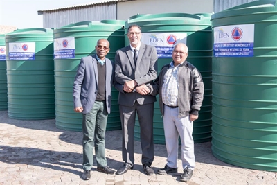 Eden help Oudtshoorn in waterkrisis