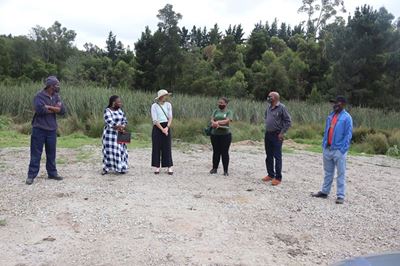 Keeping Dinangwe Wetland litter-free