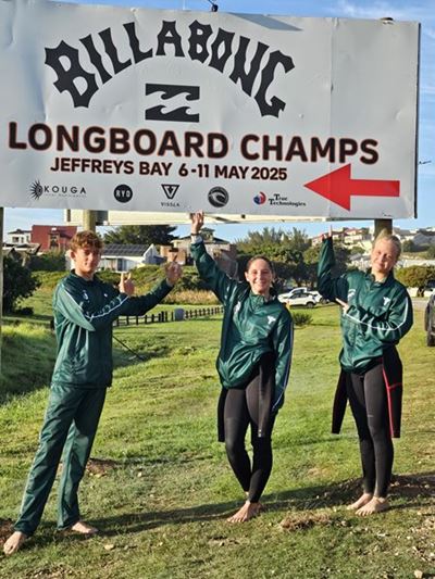 Mossel Bay surfers shine at national contest in Jeffreys Bay