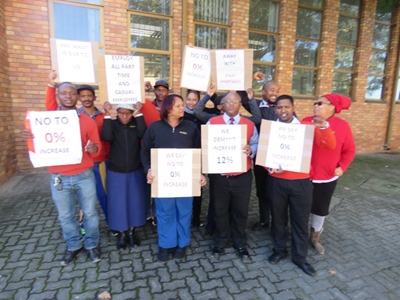 Post Office staff picket