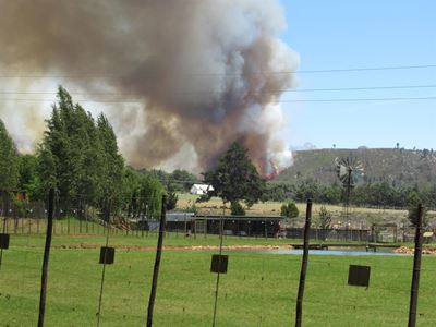 What was done to contain the fires in the Garden Route