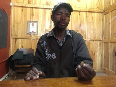 Newspaper seller robbed on Church Street 