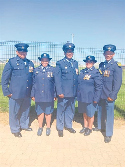 Five members of Calitzdorp Police honoured