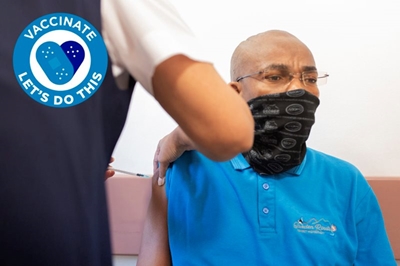 GRDM Mayor receives his first vaccination