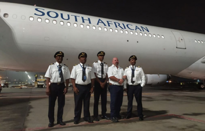 SAA flight fetching second batch of vaccines lands in Brussels