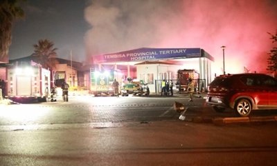New blaze hits Tembisa hospital days after emergency unit fire