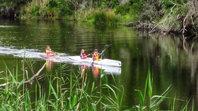 An annual paddling highlight takes place on the Hoogekraal River