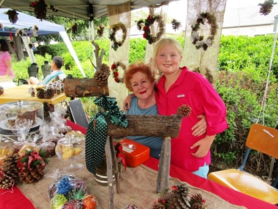 Locals get into the Christmas spirit at festive fair