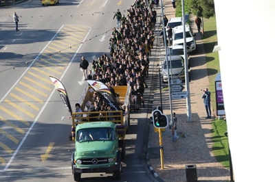 Kwaggas take to the streets in celebration 
