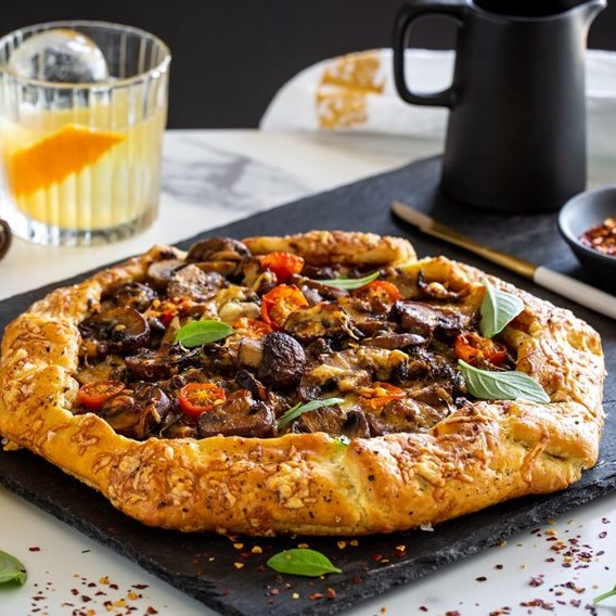 Mushroom & Cheese Galette 