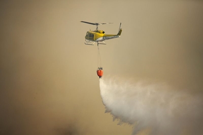 Please be tolerant of firefighting aircraft