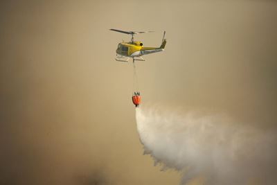 Please be tolerant of firefighting aircraft