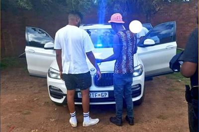 Two arrested for driving stolen JMPD car and impersonating police officers