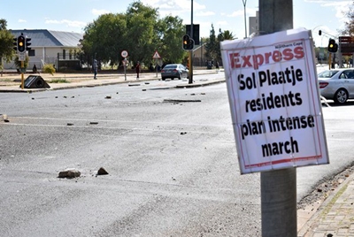 Library nearly burnt down during violent Kimberley protests