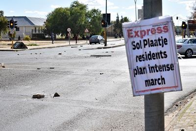 Library nearly burnt down during violent Kimberley protests