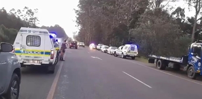 High-speed chase ends in ditch