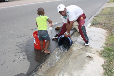 Water wastage amid restrictions