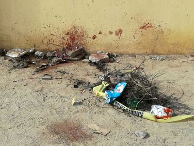 Man killed and set alight