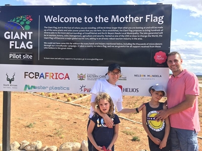 Visit Graaff-Reinet’s Giant Flag