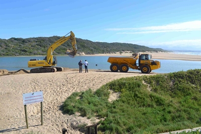 Hartenbos River opened to the sea again