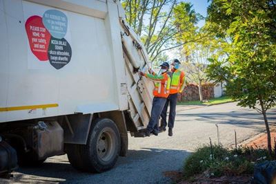 Dogs attacking refuse workers