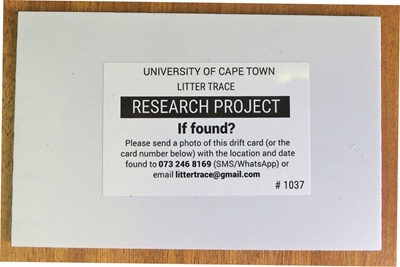 Help research amount of plastic at sea