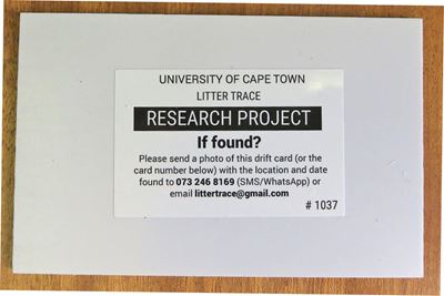 Help research amount of plastic at sea