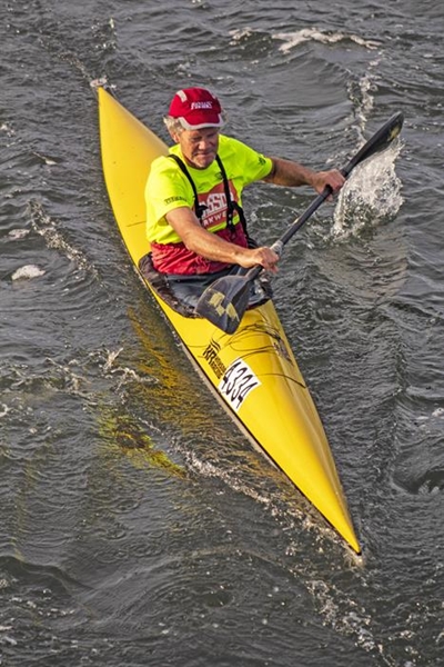 Virtual paddlers battle it out