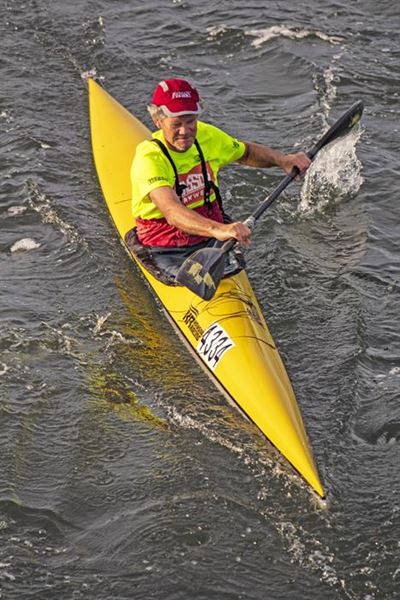 Virtual paddlers battle it out