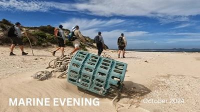 Marine evening with a focus on plastic pollution