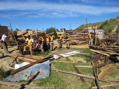 Municipality demolishes more illegal shacks