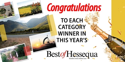 Your votes, their victory: 2025 Best of Hessequa winners announced