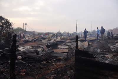 Arson docket opened after Thursday's Bossiesgif fire