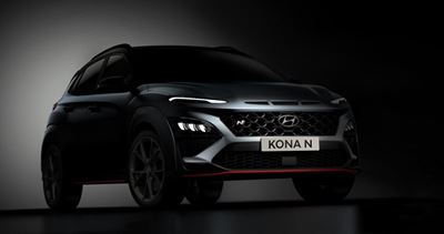 Hyundai reveals uncovered glimpse of all-new KONA N