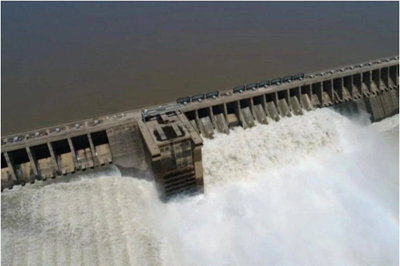 Three additional sluice gates opened at Vaal Dam