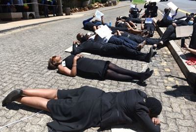 SABC employees protest impending retrenchments