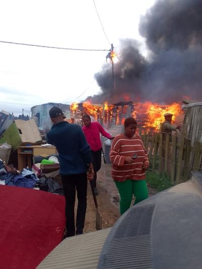 Local fires on Firefighter's Day
