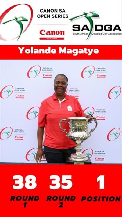 Magatye wins in her first major tournament