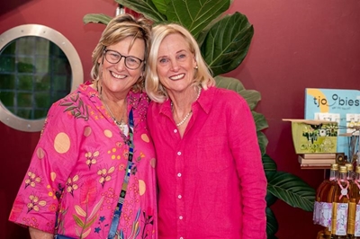 Pink tea party brings festive cheer and hope