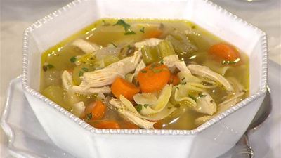 Homemade chicken soup is a powerful immune booster