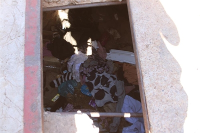 Skok in Noord: Haweloses maak hul tuis in stormwaterpyp